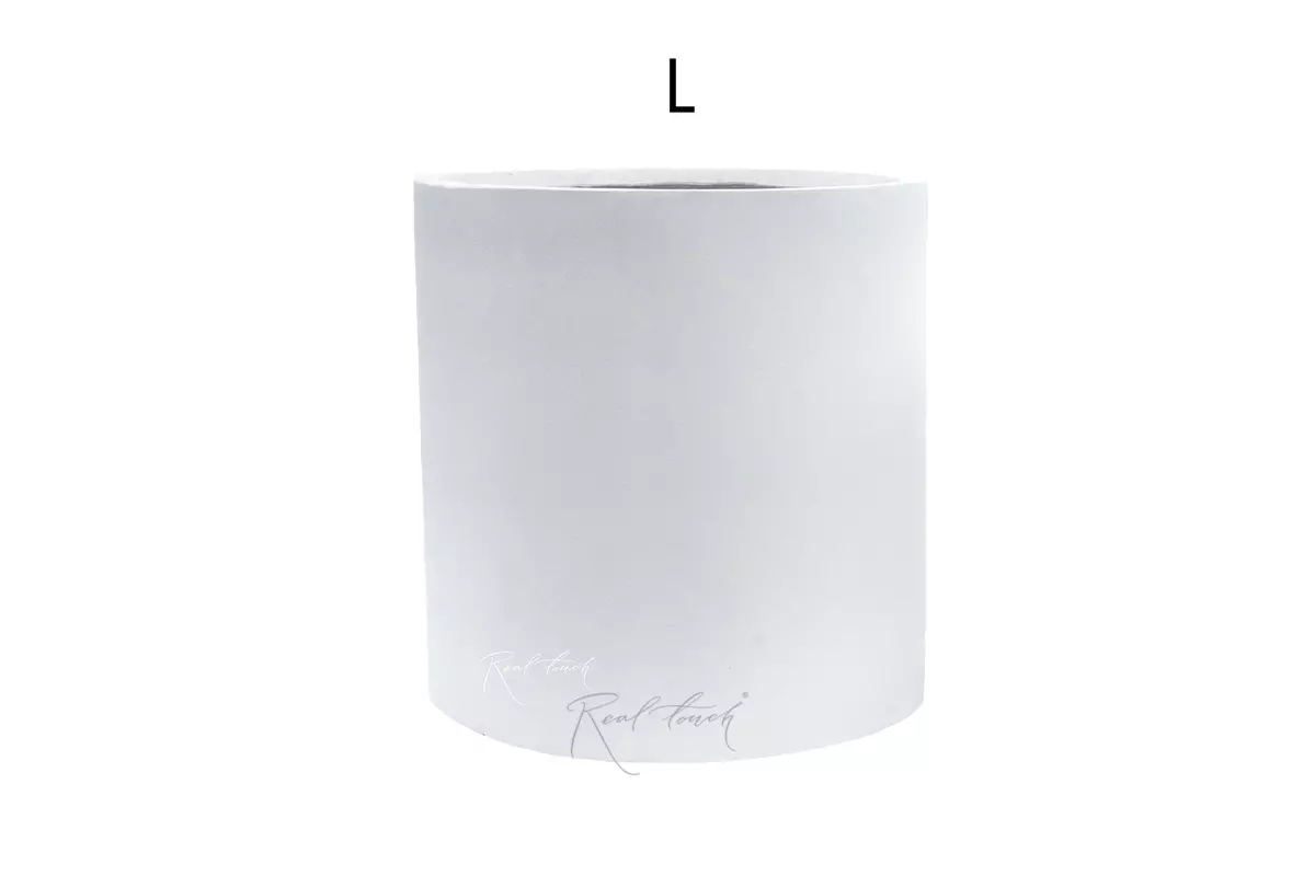 Кашпо Real Touch Цилиндр 40/40 см (L).2259 - Белый