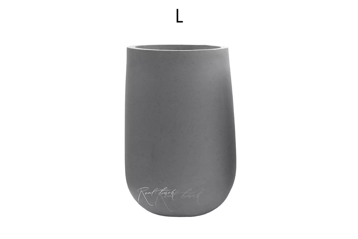Кашпо Real Touch Base высокое L - 60/35,5 см - Серый