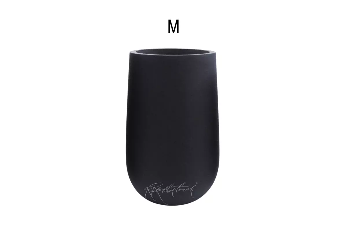 Кашпо Real Touch Base высокое M - 55,5/31,5 см - Черный